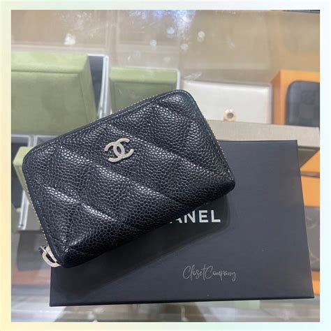 chanel card holder price uk|chanel card holder zip around.